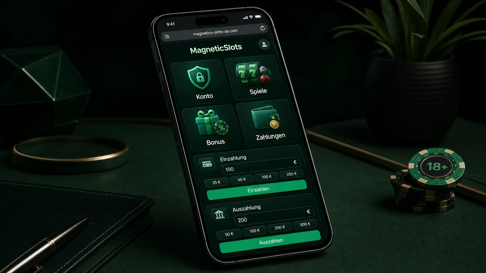 MagneticSlots Casino App und mobile Casino-Nutzung