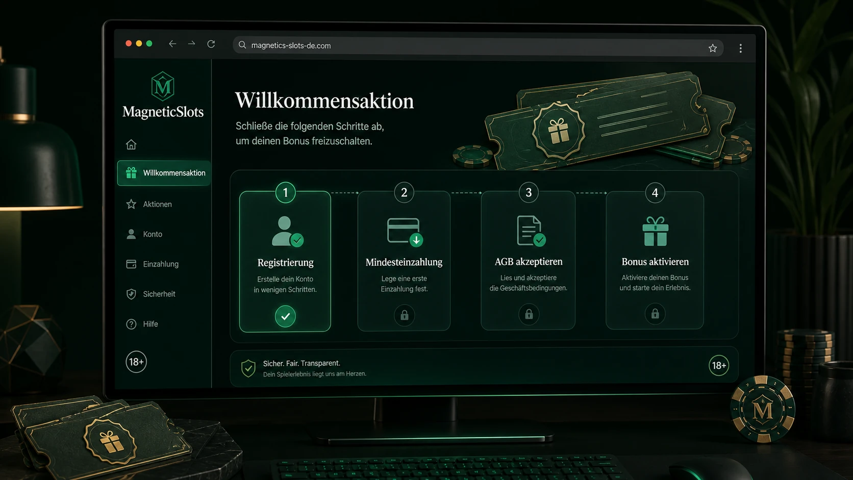 Casino Bonus und mögliche Willkommensaktionen