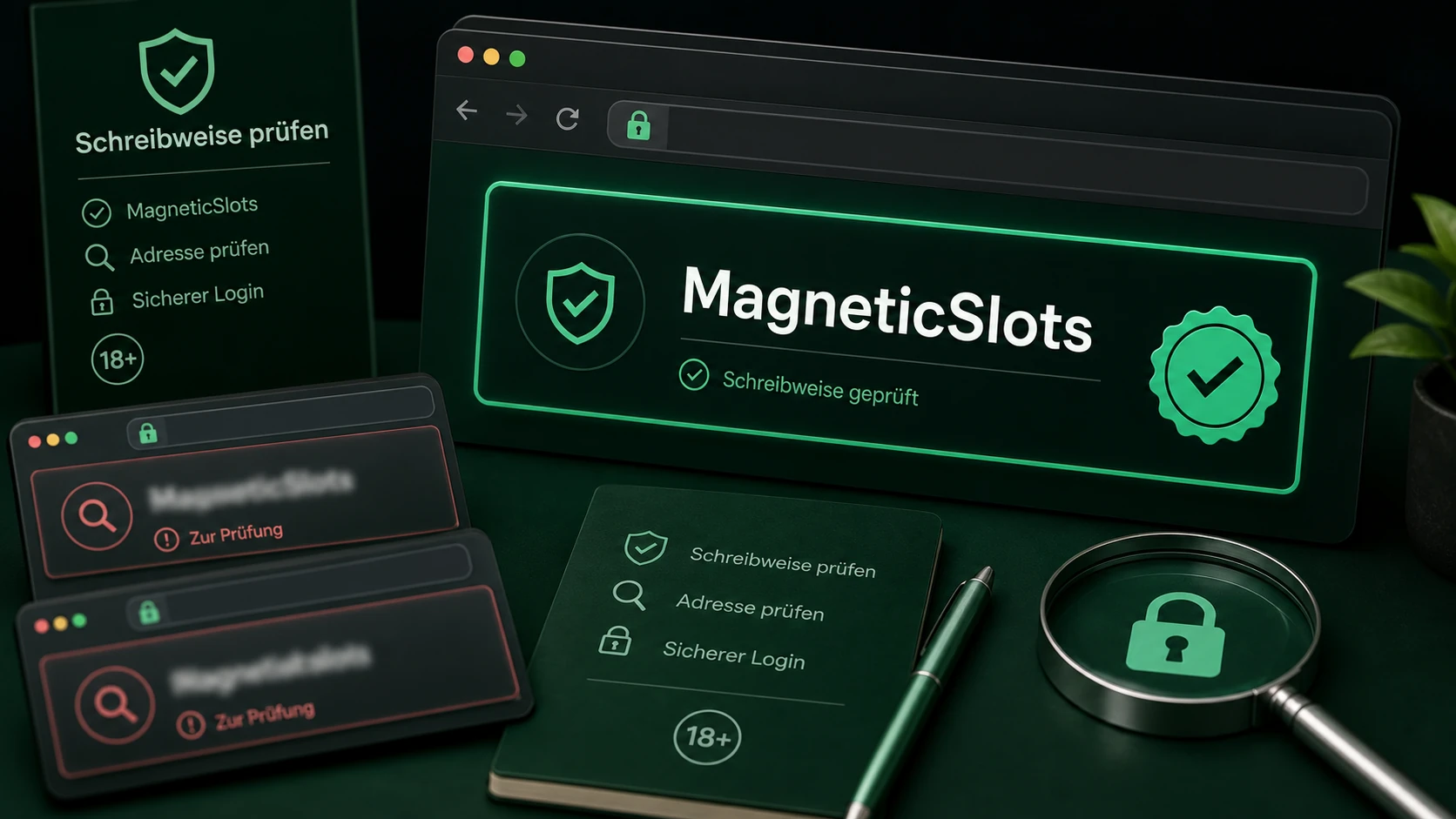 Magnetic Slots Login und Schreibweise prüfen